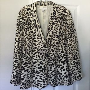Chico’s Animal Print Blazer